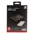Pikkukuva 5 / 6: HDMI Switch, 3 inputs to 1 output, sup 4K in 60Hz, 7.1, blac