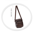 Miniatyrbild 2 av 3: Crossbody Väska i Äkta Läder Svart