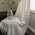 Miniatyrbild 2 av 6: Macrame gardinhållare, gardinuppsättningar i bomullsrep XL