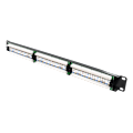 Miniatyrbild 2 av 3: 19" patch panel, 24xRJ45, Cat6a, UTP, 10Gbps, black