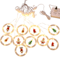 Miniatyrbillede 1 af 5: Ring LED-lys til jul, bryllupper, fester og boligindretning Ønskering 125 lys Varme hvide lys