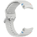 Miniatyrbild 4 av 4: Samsung Watch 7 Wave Strap - Silverspänne (blekningsbeständig)