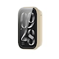Miniatyrbillede 3 af 3: Etui til Xiaomi Mi Band 9 Pro Halv beklædning Beige