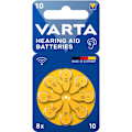 Miniatyrbild 1 av 2: Hörapparatsbatteri 10 / A10 / PR70 8-pack