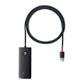 Miniatyrbild 1 av 11: Hub 4in1 Baseus Lite Series USB till 4x USB 3.0, 1m (svart)