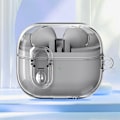 Pikkukuva 2 / 4: Suojakuori Samsung Galaxy Buds 3/Buds 3 Prolle avaimenperällä Harmaa