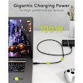 Miniatyrbild 5 av 11: USB-C™-kabel, USB4™, 100 W, 40 Gbit/s, Power Delivery, 1 m