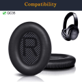 Miniatyrbillede 3 af 7: INF Ørepuder til Bose QC35 I/II, QC25, QC15, QC 2 AE 2, AE 2i, AE 2w, SoundTrue, SoundLink Sort
