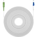 Miniatyrbild 5 av 5: Fiberoptisk kabel (FTTH), Singlemode (OS2) White, vit (Simplex), 25 m