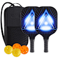Miniatyrbild 1 av 5: Pickleballset - Glasfiberracketar, Bollar & Väska 3