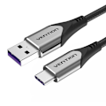 Pikkukuva 2 / 2: Kaapeli USB-C–USB 2.0 Vention COPHG FC 5A 1,5 m (harmaa)