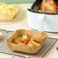 Miniatyrbillede 4 af 6: INF Air Fryer engangspapir til frituregryder 16 cm 100 stk Natur