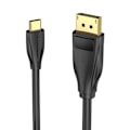 Miniatyrbillede 4 af 5: USB-C til DisplayPort 1.4-kabelventil CGYBH, 2m, 8K 60Hz/4K 120Hz (sort)