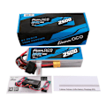 Miniatyrbild 6 av 6: Gens ace G-Tech 2500mAh 22,2V 80C 6S1P Lipo-batteripaket med XT60-kontakt
