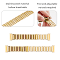 Miniatyrbillede 2 af 6: Urrem i rustfrit stål Fitbit Versa 3 / Versa 4 / Sense 2 Guld