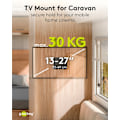 Miniatyrbild 3 av 8: TV-väggfäste Caravan FIXED (S), svart TV-väggfäste Caravan FIXED (S), svart