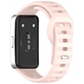 Miniatyrbillede 1 af 4: Silikonerem til Huawei Band 10/9/8 - Prikket tekstur Lyserød