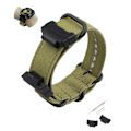 Pikkukuva 1 / 3: Casio G-SHOCK Canvas Nylon kellohihna GD/GAGLS-100/120/DW5600 Vihreä + musta