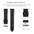 Miniatyrbild 4 av 6: Samsung Galaxy Watch 3 (41 mm) armband läder Svart