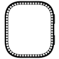 Miniatyrbillede 5 af 6: Beskyttende etui til Amazfit Bip 6 (A2435) Sort