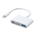 Miniatyrbild 2 av 2: Lightning till USB OTG-adapter Joyroom S-H142 SD-kortläsare, microSD (vit)