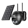 Miniatyrbild 3 av 3: Trådlös 5MP WiFi utomhuskamera ieGeek ZS-GX4S svart med solpanel
