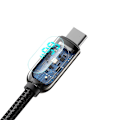 Miniatyrbild 5 av 7: Baseus Displaykabel USB till Type-C, 66W, 2m (svart)
