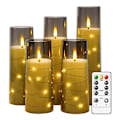 Miniatyrbild 1 av 6: LED elektroniskt ljusset med fjärrkontroll 5-pack