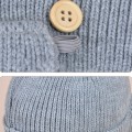 Miniatyrbillede 5 af 7: Strikket Beanie Hat med Goggles Mask Sort