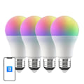 Miniatyrbild 2 av 3: Smart BLU LED RGB Broadlink LB4E27 glödlampa (4-pack)