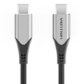 Miniatyrbild 1 av 5: Vention TAAHF USB-C till USB-C 60W 1m USB-kabel (grå)