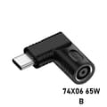 Miniatyrbillede 3 af 4: DC Hun til USB Type-C Han 65W PD Strømadapter - B Type - Effektiv Opladning og Bred Kompatibilitet