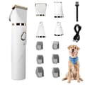 Husdjursklippare D1: Professionellt 4-i-1 Trimmerkit White White