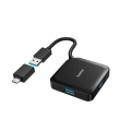 Miniatyrbild 1 av 3: Hubb USB/USB-C 1:4 1,5 Gbit/s