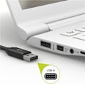 Miniatyrbild 10 av 10: USB-C™ till USB-A textilkabel med metallkontakter 2 m
