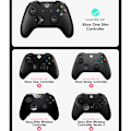 Miniatyrbild 4 av 4: Vitt skyddande skal för Xbox One Slim Controller