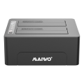 Miniatyrbild 3 av 3: HDD/SSD docking station, USB 3.1 Gen 2, USB-C, black