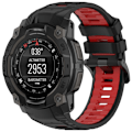 Pikkukuva 3 / 5: Garmin Instinct 3 Kaksivärinen silikoni kellon ranneke model 2 Punainen