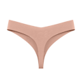 Miniatyrbillede 2 af 5: 6-Pack Dame Sømløs Åndbar Usynlig Hipster Thong M