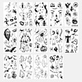 Miniatyrbild 1 av 4: Set med 14 tillfälliga tatueringar