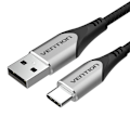 Pikkukuva 4 / 6: USB 2.0 A–USB-C 3A kaapeli 0,5 m tuuletus CODHD harmaa
