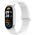 Miniatyrbillede 2 af 4: 12MM magnetisk silikonerem til Xiaomi Mi Band 8/9 Hvid