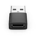 Miniatyrbillede 2 af 7: INF USB-A (han) til USB-C (hun) adapter Sort