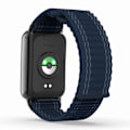 Miniatyrbild 1 av 3: Nylon flätat klockarmband för Xiaomi Mi Band 9/8 Pro Blå