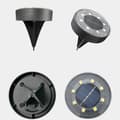Miniatyrbillede 3 af 8: 86 Type Solar Ground Lights 4 Pack WarmWhite WarmWhite