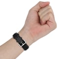 Pikkukuva 5 / 10: Nahkainen kellohihna Xiaomi Smart Band 9 Prolle Musta