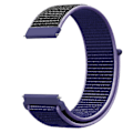Miniatyrbild 2 av 5: Klockarmband för Samsung Watch 4/5/6 & Huawei GT4 Svart + Blå 20 mm