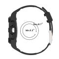 Miniatyrbillede 5 af 5: Integreret urrem til Samsung Galaxy Watch6/5/4/FE Sort 44mm