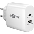 Miniatyrbild 3 av 5: USB-C™ PD GaN dubbel snabbladdare (45 W) vit