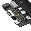 Pikkukuva 7 / 11: Hub Baseus OS Lite 6-portti (C-tyyppi HDMI+USB3.0*2+PD+SD/TF) (musta